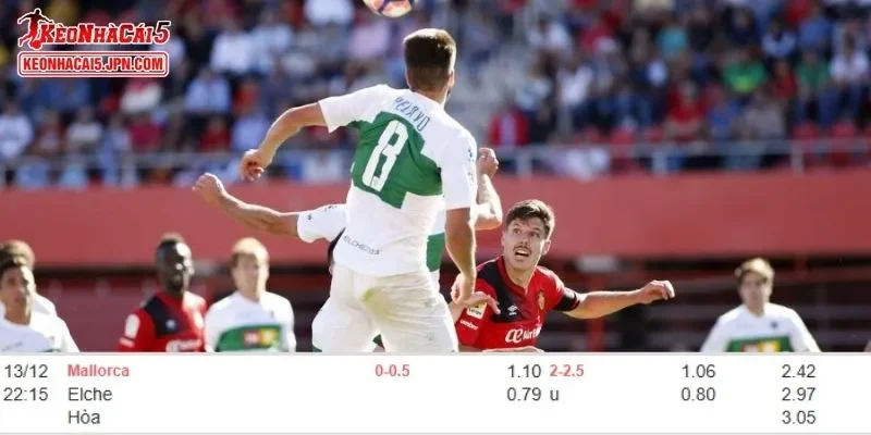 Thông tin trước trận đấu Mallorca vs Elche