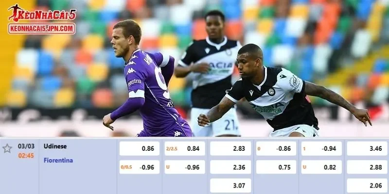 Phân tích chuyên sâu về phong độ và lực lượng Udinese Vs Fiorentina